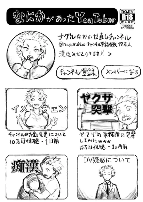 なにかがあったYouTuber