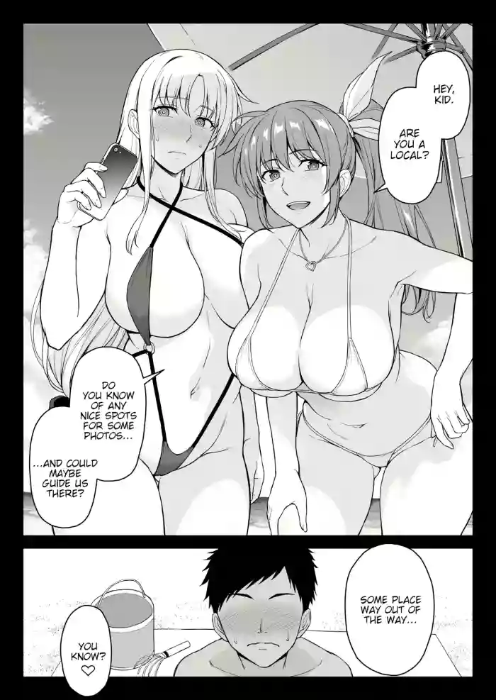 Ecchi na Onee-san-tachi ni Beach de Gyakunansareta Ken cover