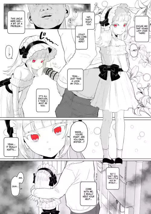 Lolita-kei Fashion Muchi Loli-kko Minuki Gansha | Innocent Loli Girl in Lolita Fashion Spotted and Stained
