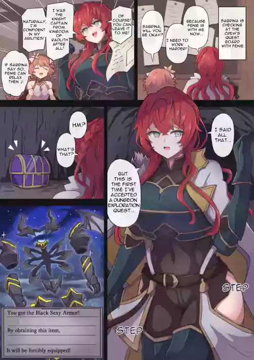 Ecchi na Yoroi wo Kyōsei Sōchakusareru Saburina | Sabrina is Forced to Wear Sexy Armor