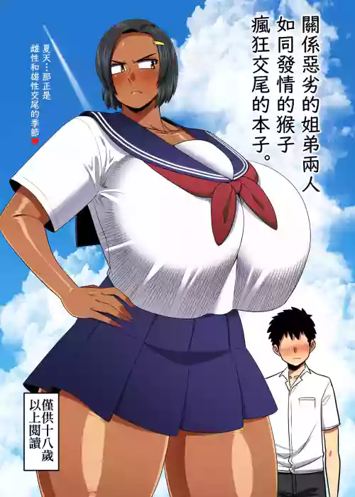 Nakanowarui ane to ototo ga hatsujo shita saru mitai ni kobi shi makuru hon. | 關係惡劣的姐弟兩人如同發情的猴子瘋狂交尾的本子。