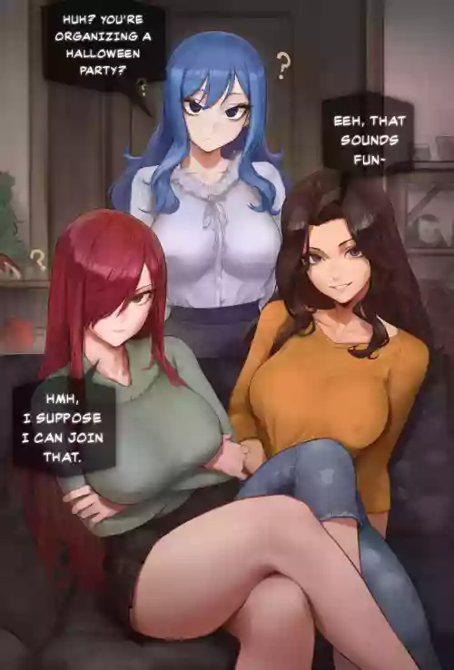 Halloween Party With Fairy Tail Girls