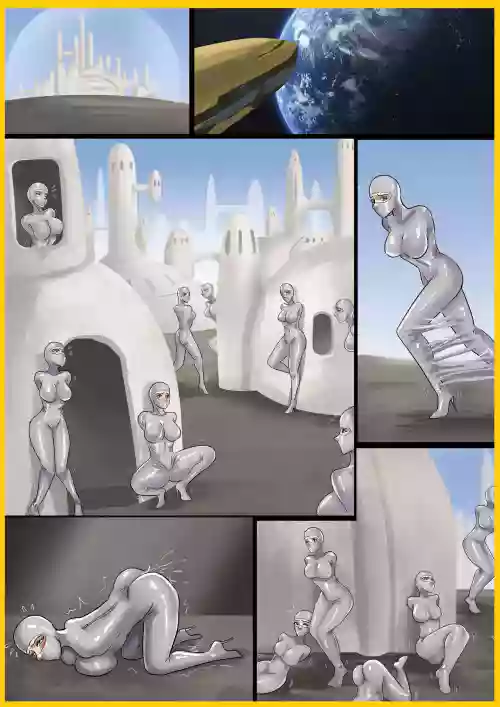 紧身拘束衣美女——宇宙奴隶船02