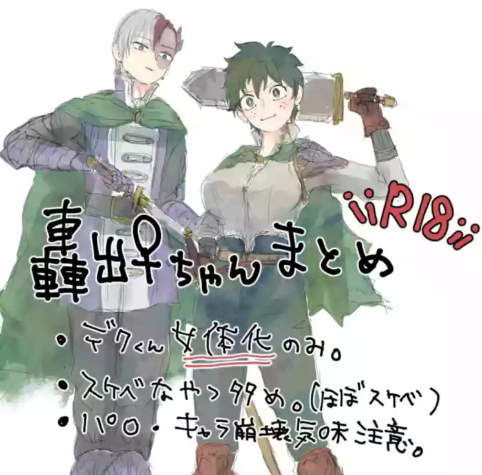 Todoroki Izuru ♀-chan matome cover