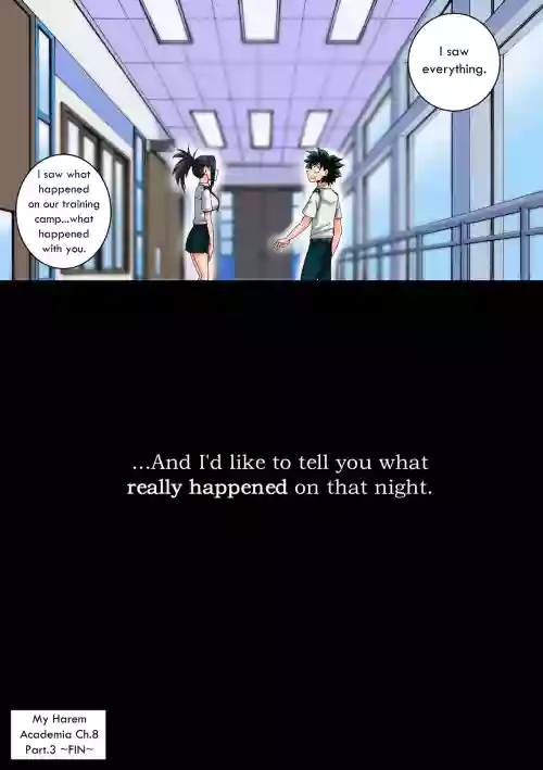 My Harem Academia Chapter 8 Part 3 Breaking into a broken heart