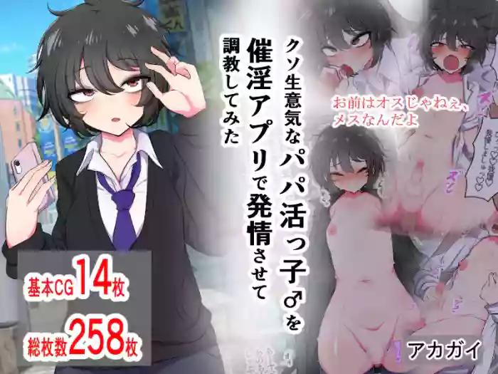 Kuso Namaiki na Papakatsukko o Saimin Appli de Hatsujou sasete Choukyou shite mita cover
