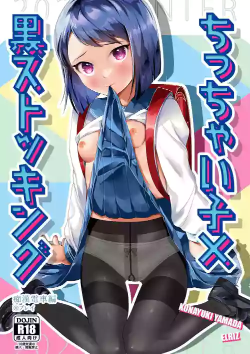 Short Heroine x Black Stockings ~touched on the train~