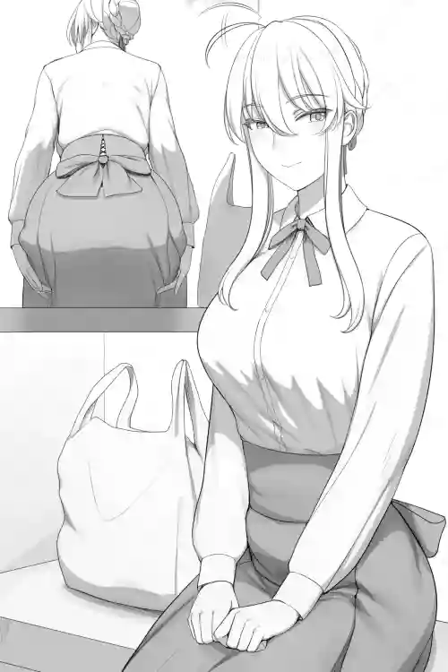 With Artoria-nee Complete (Full Size Patreon) Fate Grand Order