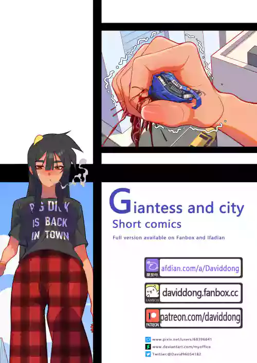 Giantess and City