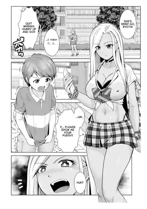 Honto wa Yasashii Kuro Gal no Onee-san 01