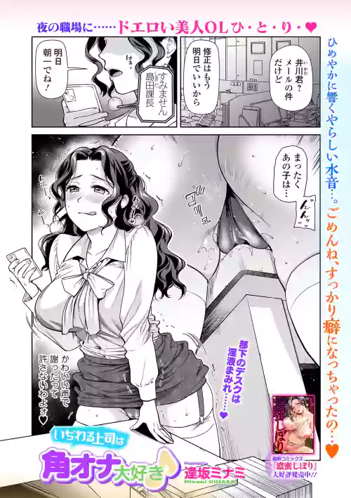 いぢわる上司は角オナ大好き♪