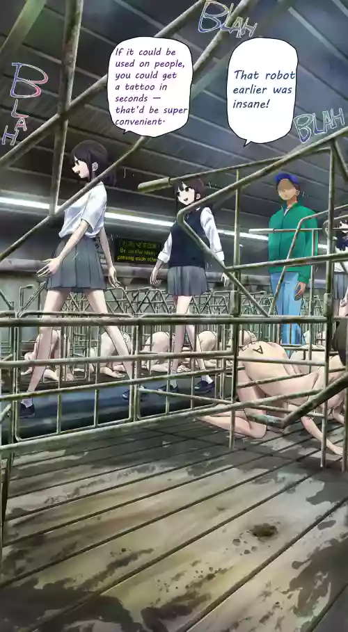 I tried going into a stall during a tour of the livestock barn