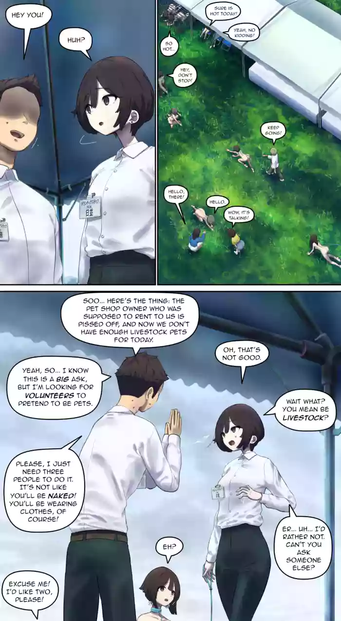 Volunteer for pet human livestock sales promotion event 【Translated by kochakaden】 cover