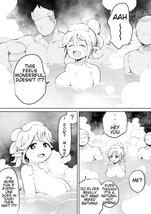 Konyoku toka Kinishinai Elf-san | An elf who doesn't mind mixed-gender bathing