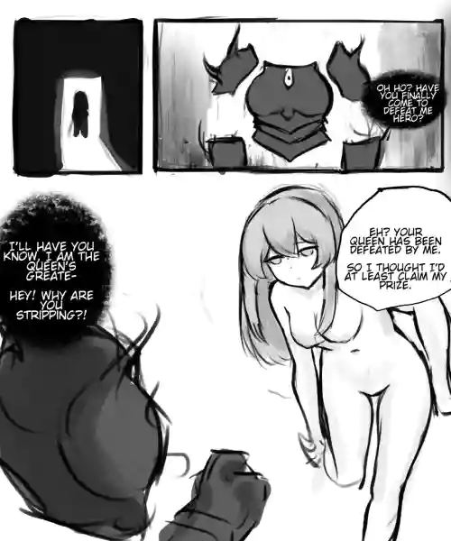 Lewd Heroine and Queens Armor