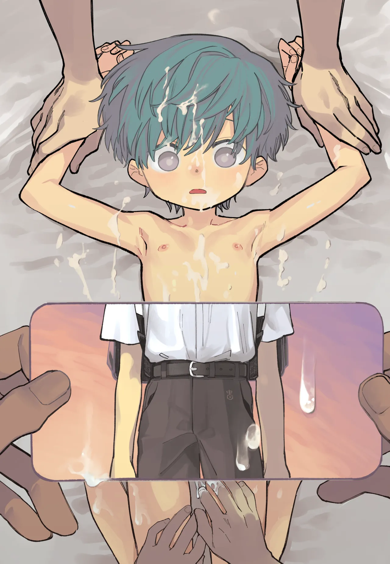 Otoko no Ko Ero Douga Shichou Wai, Kizuite Shimau… → Kekka w | 在觀看偽娘色情視頻的途中、→結果卻不知不覺發現了…w page 2 full