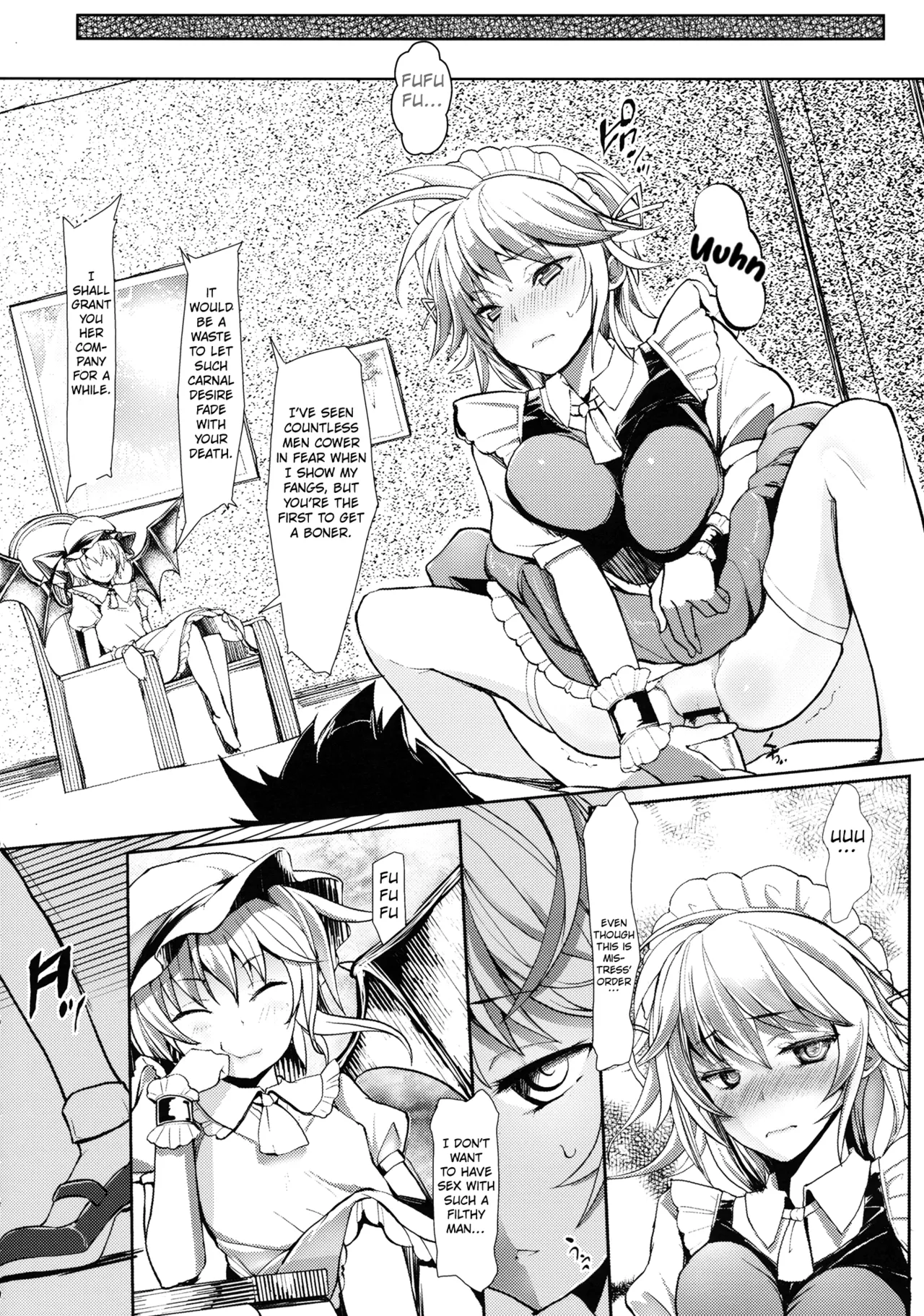 Gensoukyou Kouryaku Sakusen - Sakuya, Remilia, Flandre page 8 full