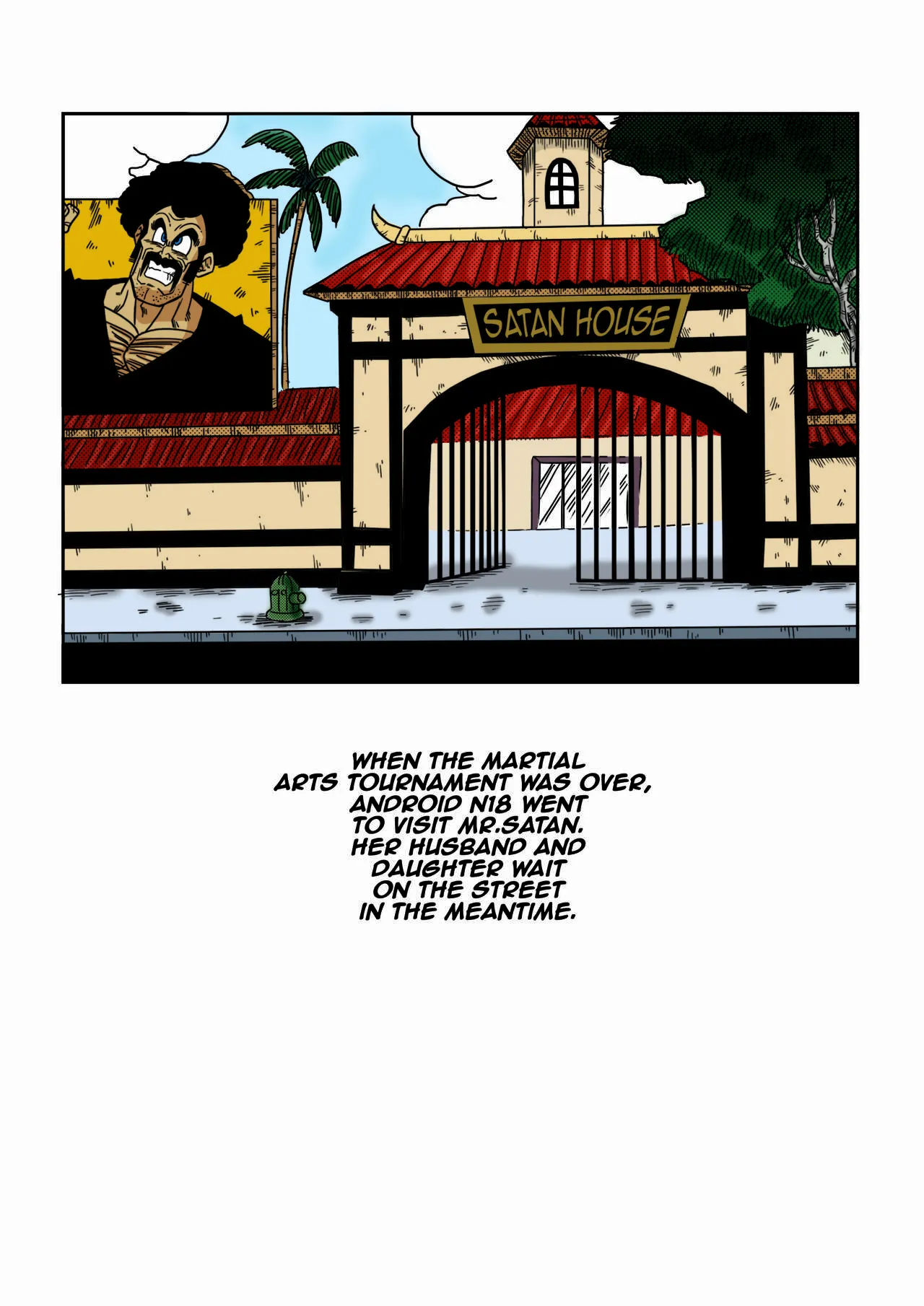 Mr. Satan vs Android 18 page 2 full