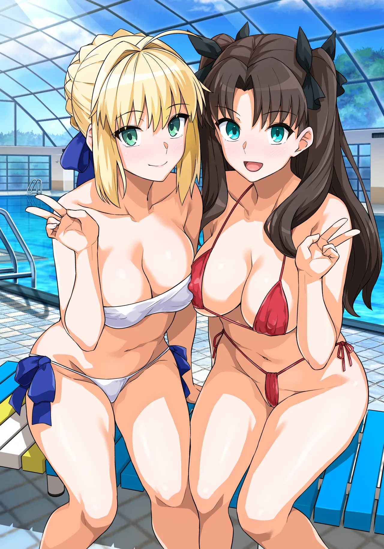 Saber-san Yarimoku Nanpamachi Pool Hen page 4 full