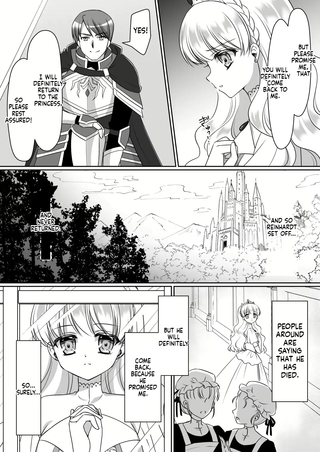 Shinjite Okuridashita Kishi-sama ga Yowayowa Bakunyuu Succubus ni Natte Kaettekuru nante... page 4 full