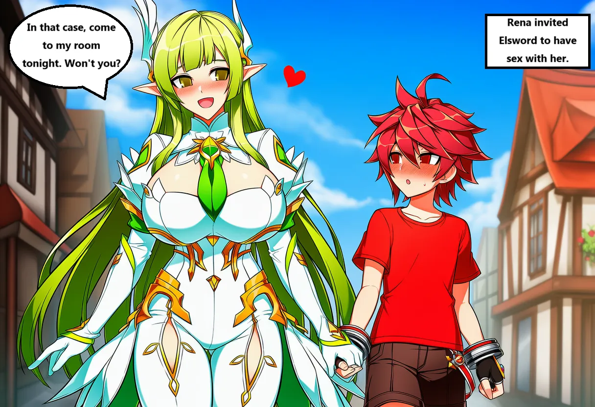 Q DaB & Elsword [AI generated} page 2 full