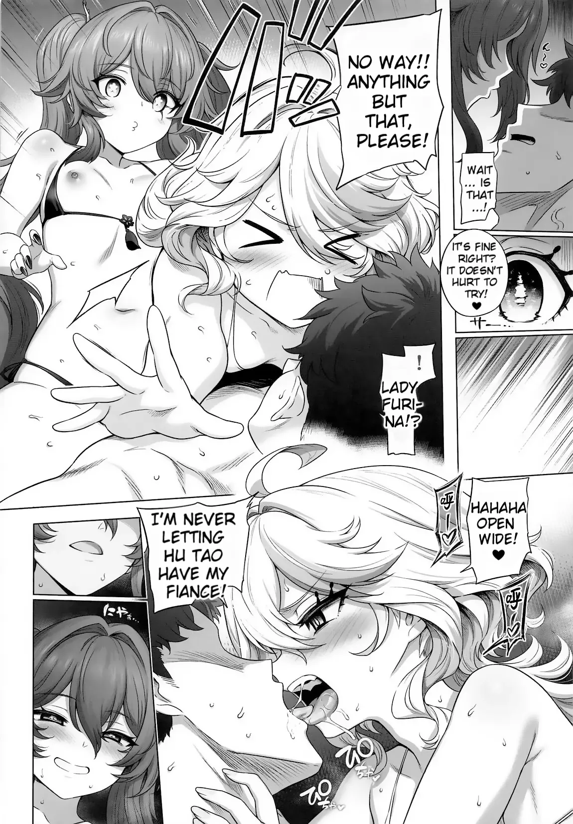 Furina Hu Tao Ninkatsu Kiroku | Furina & Hu Tao Pregnancy Record page 7 full