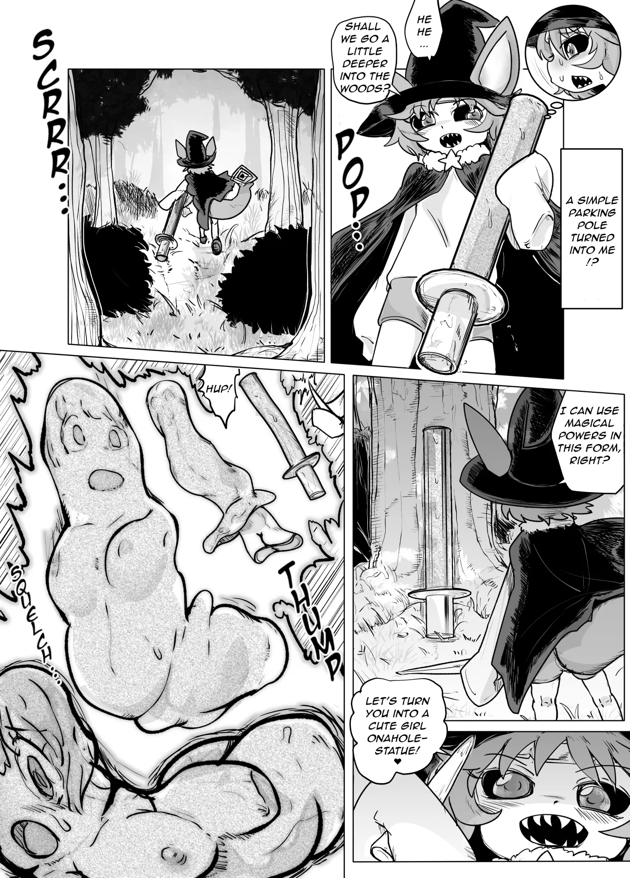 Mono ni Nattari Onaho-ka Shitari Sekika Shitari na Manga | Manga where people are turned into objects, onaholes or get petrified. page 3 full