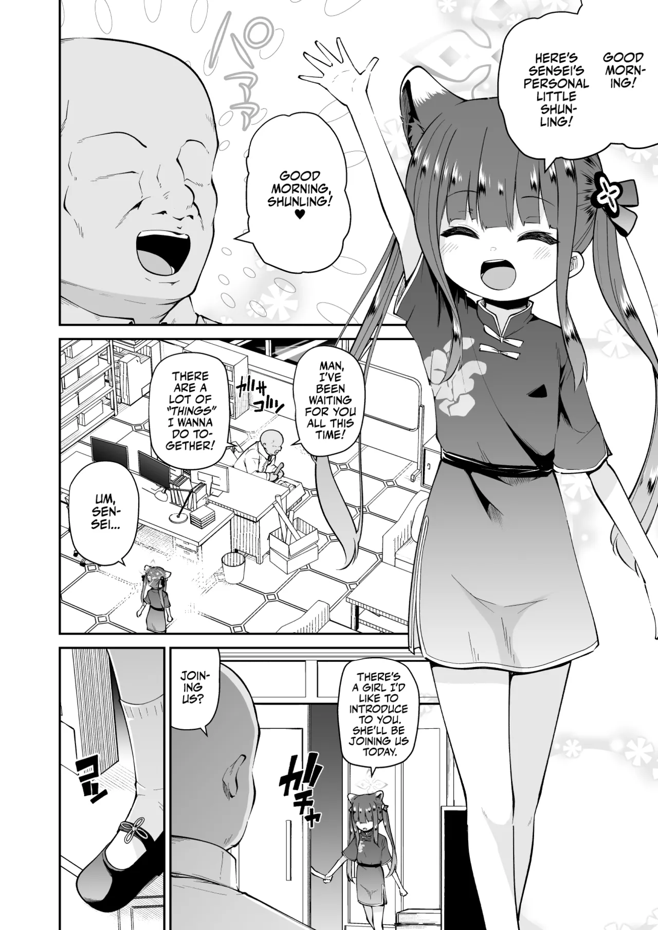 Lolicon Sensei ga Hoka no Seito ni Te o Dasanai You ni Nandemo Iu Koto o Kiite kureru Youjo Shun & Rumi no Hon | Little Shunny And Runny Will Sacrifice Themselves So That Their Pedo Sensei Won't Molest Kids! page 4 full
